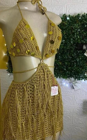 Vestido Sandra Crochet