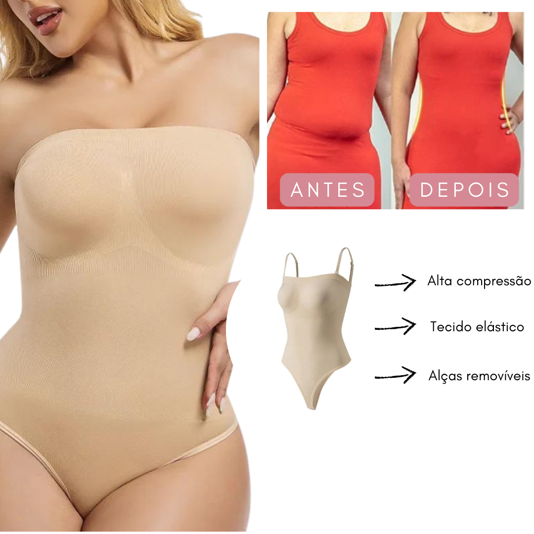 Body Modelador Tomara que Caia