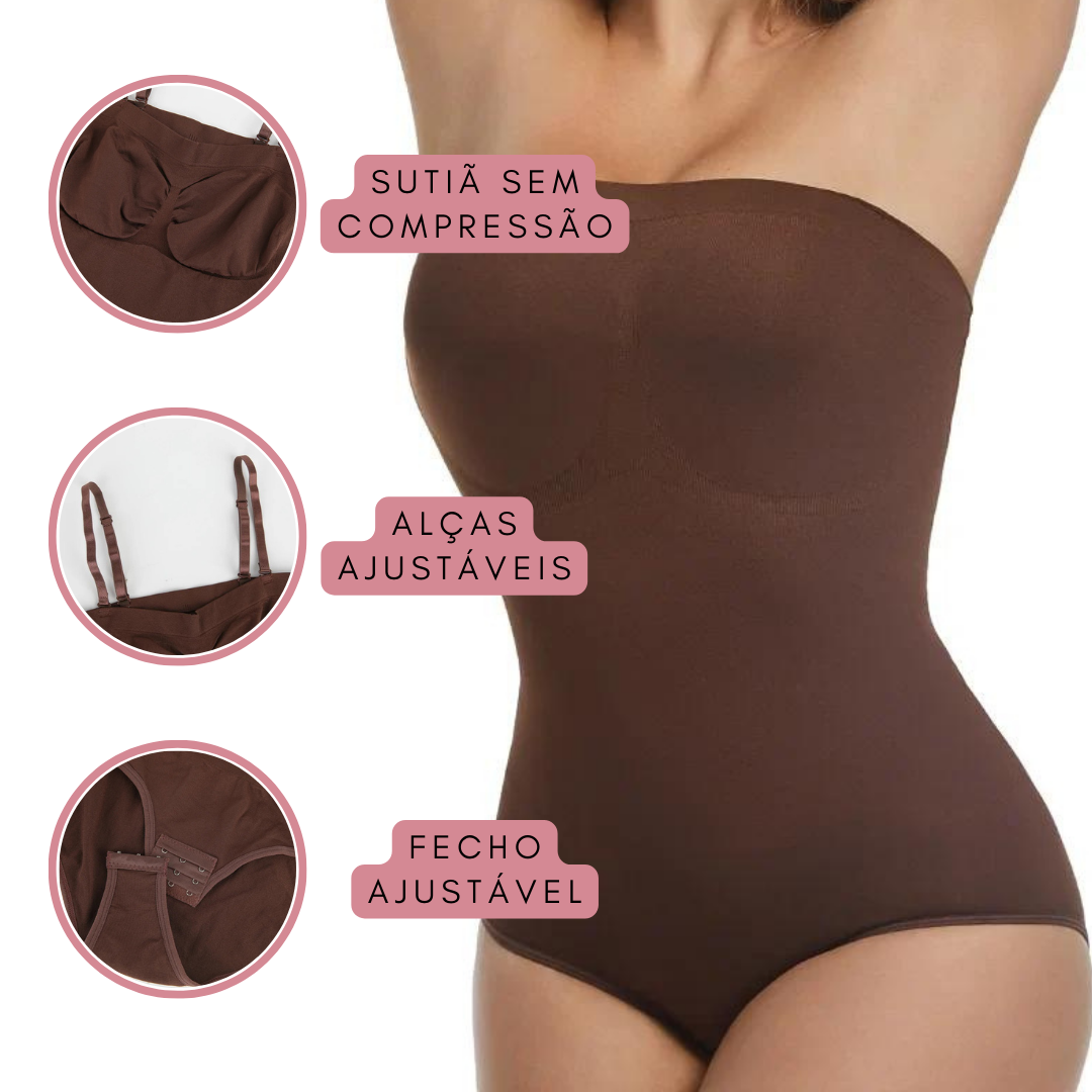 Body Modelador Tomara que Caia