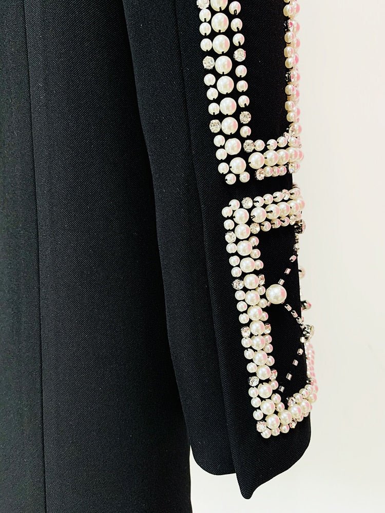 Blazer Tati Preto com Branco