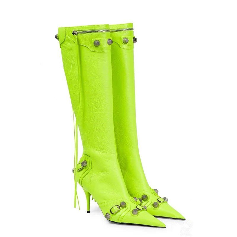 Bota Cano Alto Salto Fino