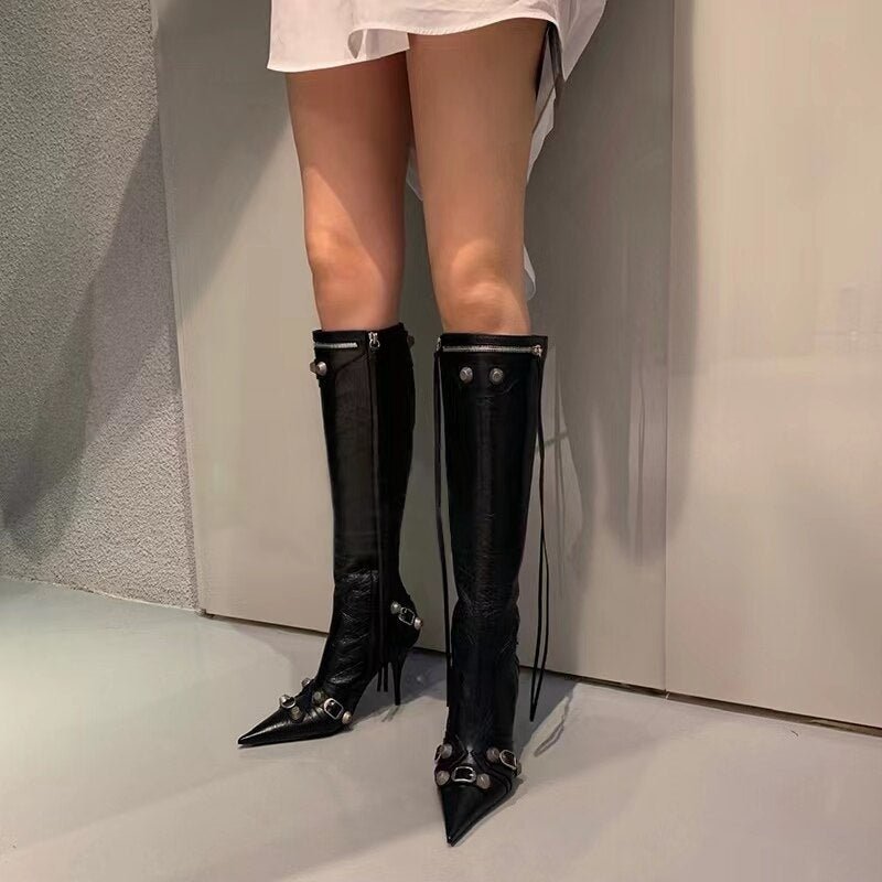Bota Cano Alto Salto Fino