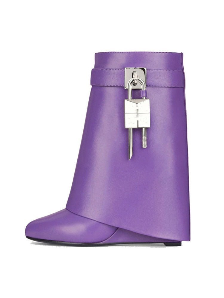 Bota Cano Médio Anabela