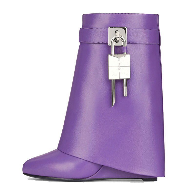 Bota Cano Médio Anabela