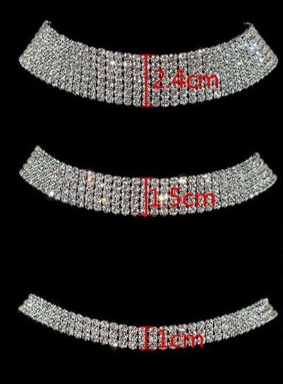 Gargantilha Chocker Strass Grossa