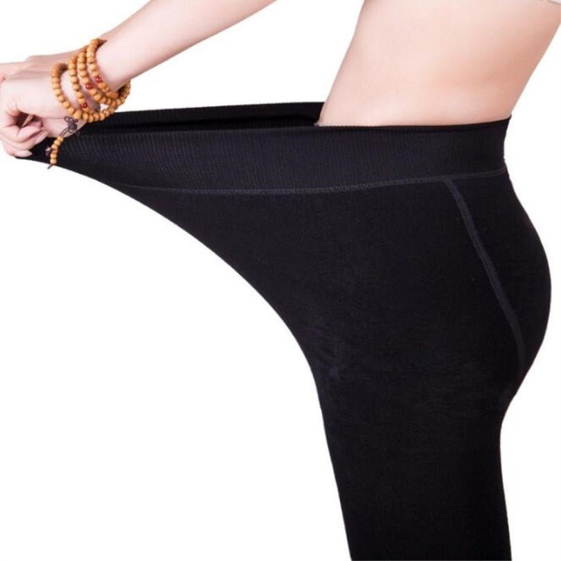 Legging Forrada Com Lã Preta