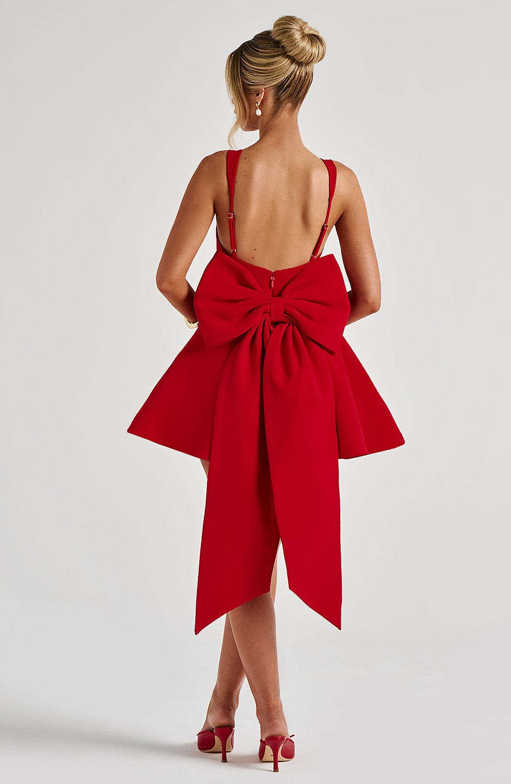 Vestido laço vermelho
