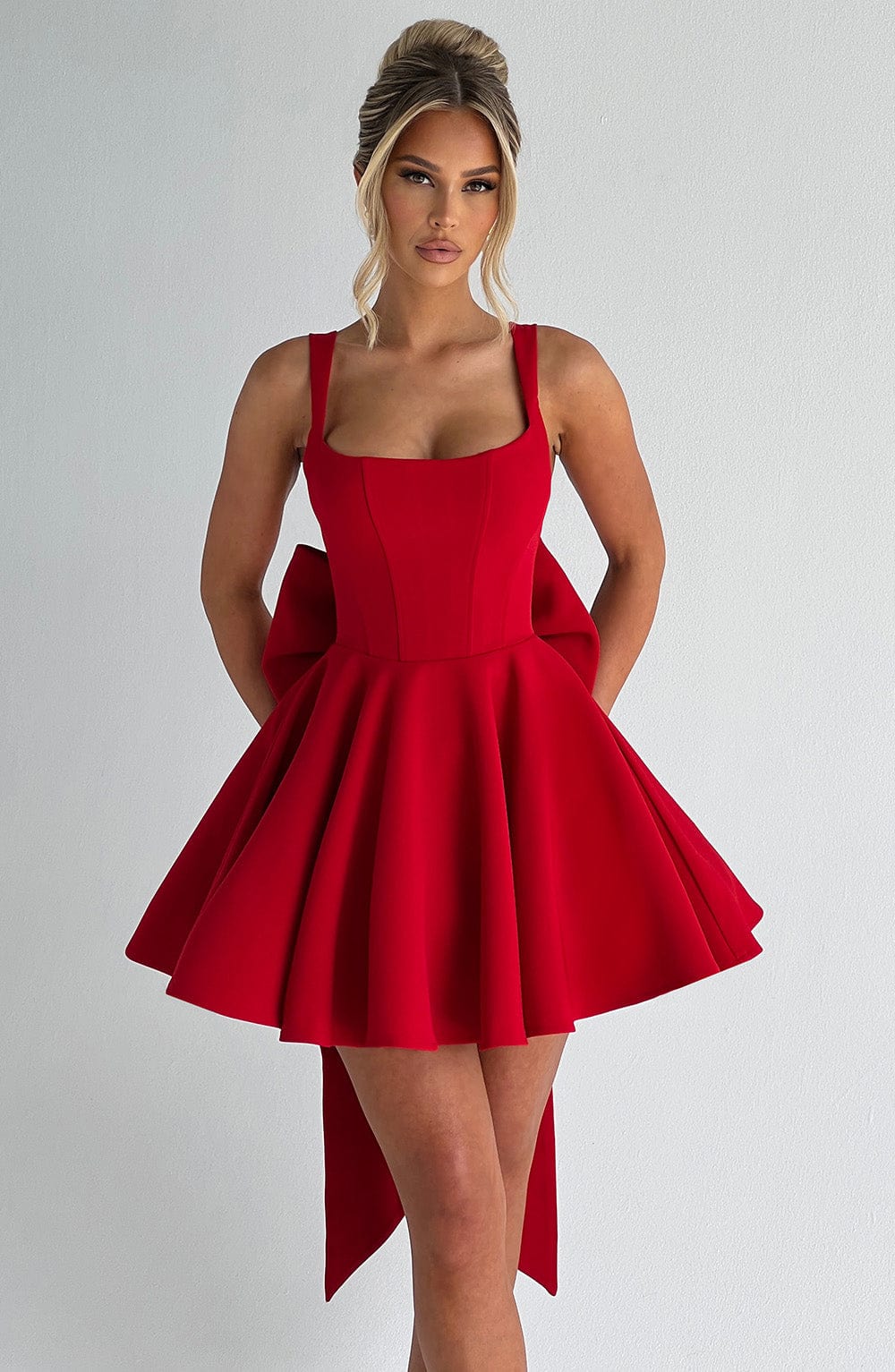Vestido laço vermelho