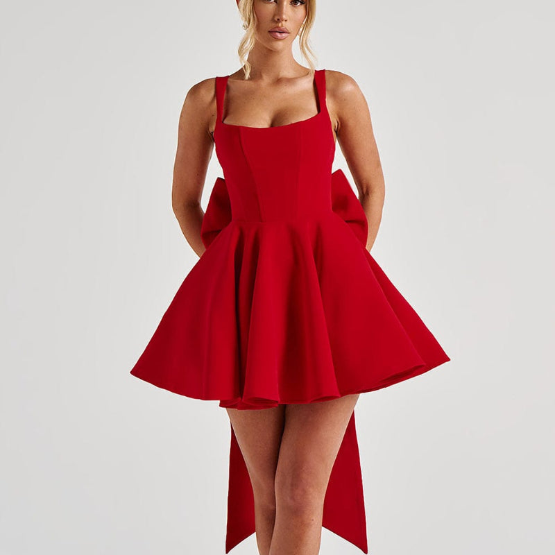 Vestido laço vermelho