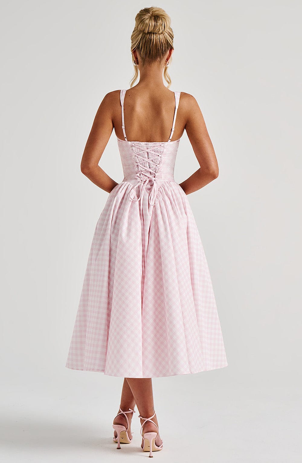 Vestido Midi Xadrez