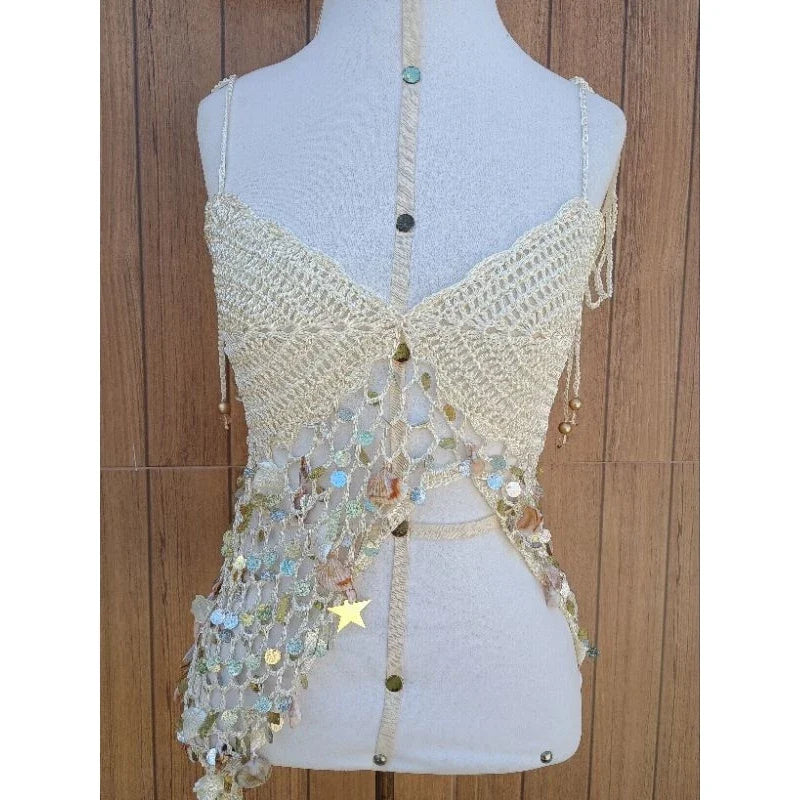 Top Sereia Crochet