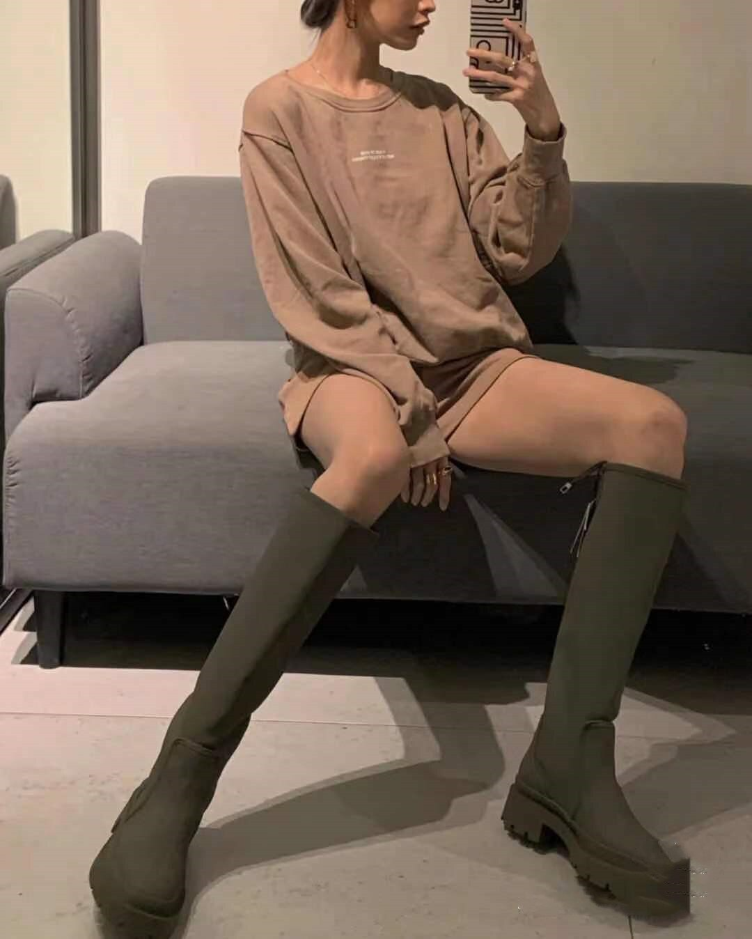 Bota Feminina Cano Alto Angela