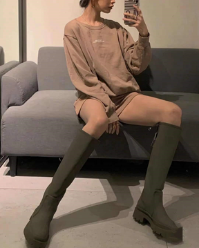 Bota Feminina Cano Alto Angela