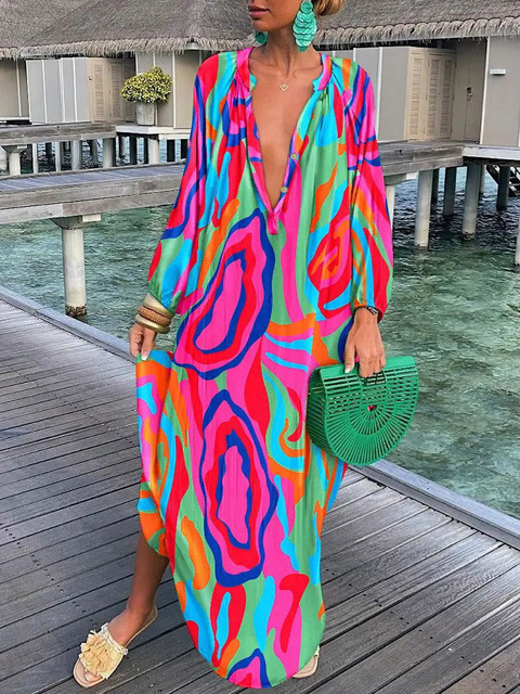 Vestido Longo Kaftan