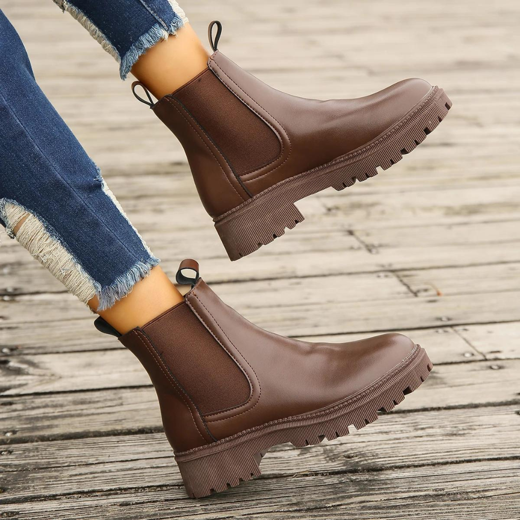 Bota Feminina de Couro Denise