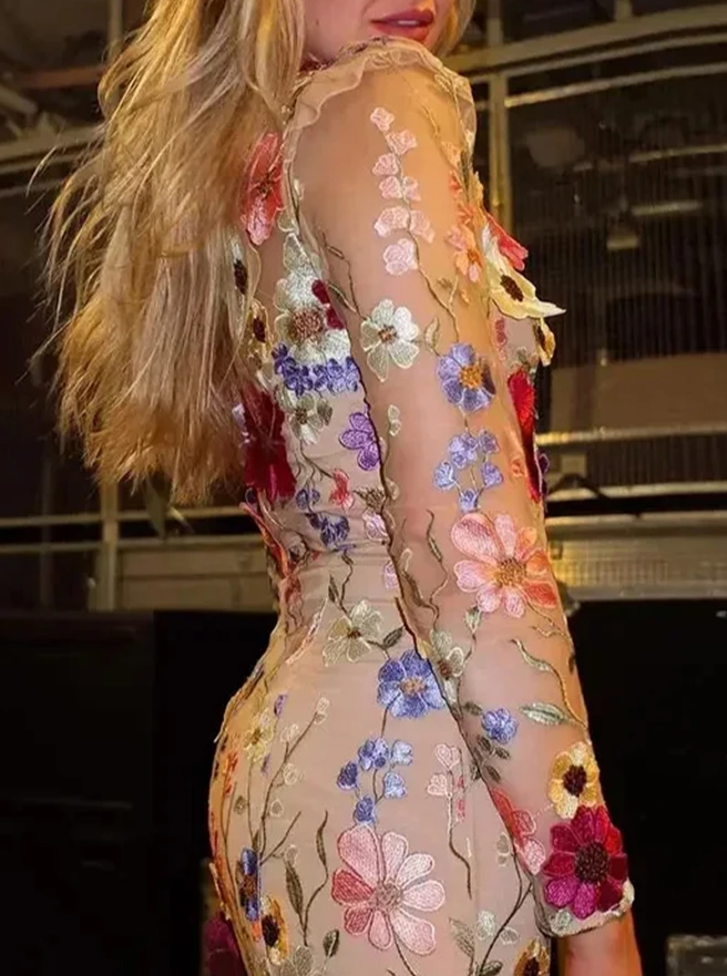 Vestido Longo Valentina Floral