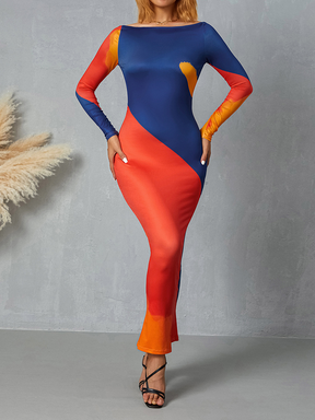 Vestido Longo Sem Costas