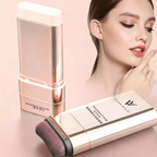 Base Stick Coreana 2 em 1 - Cobertura Impecável com Toque Natural