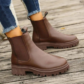 Bota Feminina de Couro Denise