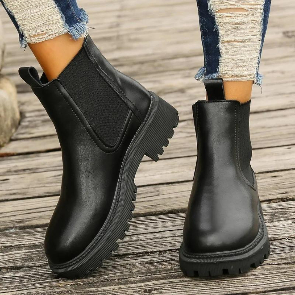 Bota Feminina de Couro Denise