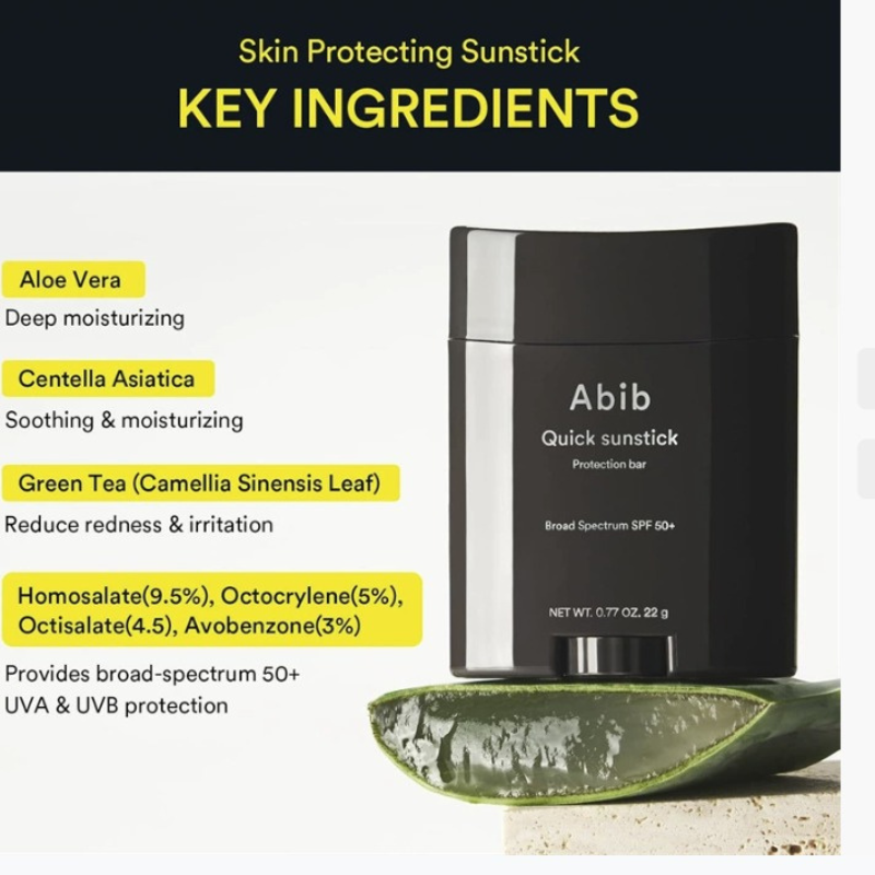 Abib Quick Sunstick Protetor Solar Bastão FPS 50+ – 22g