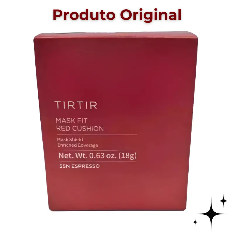 Base Coreana Cushion Clareadora TIRTIR - Protetor Solar e Maquiagem Longa Duração