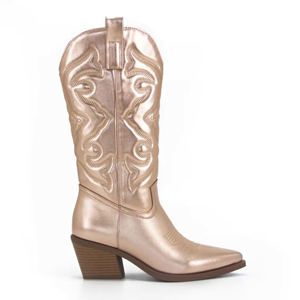Bota Feminina de Couro Country