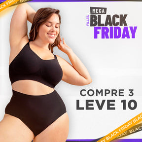 (Compre 6 Leve 10) Calcinha Premium Duplo Corte à Laser