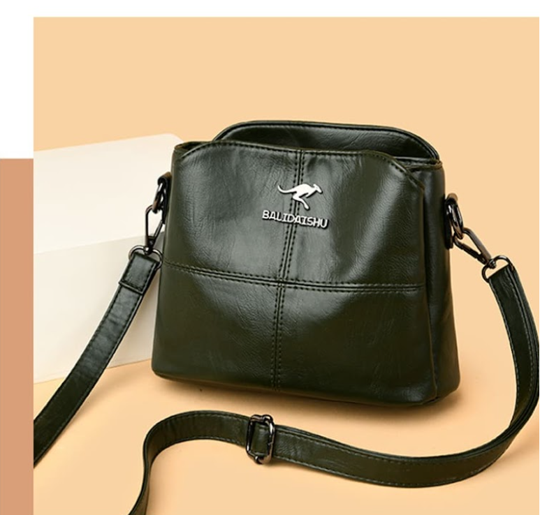 Bolsa Feminina Pequena em Couro Genuino - Cangu Balidaishu