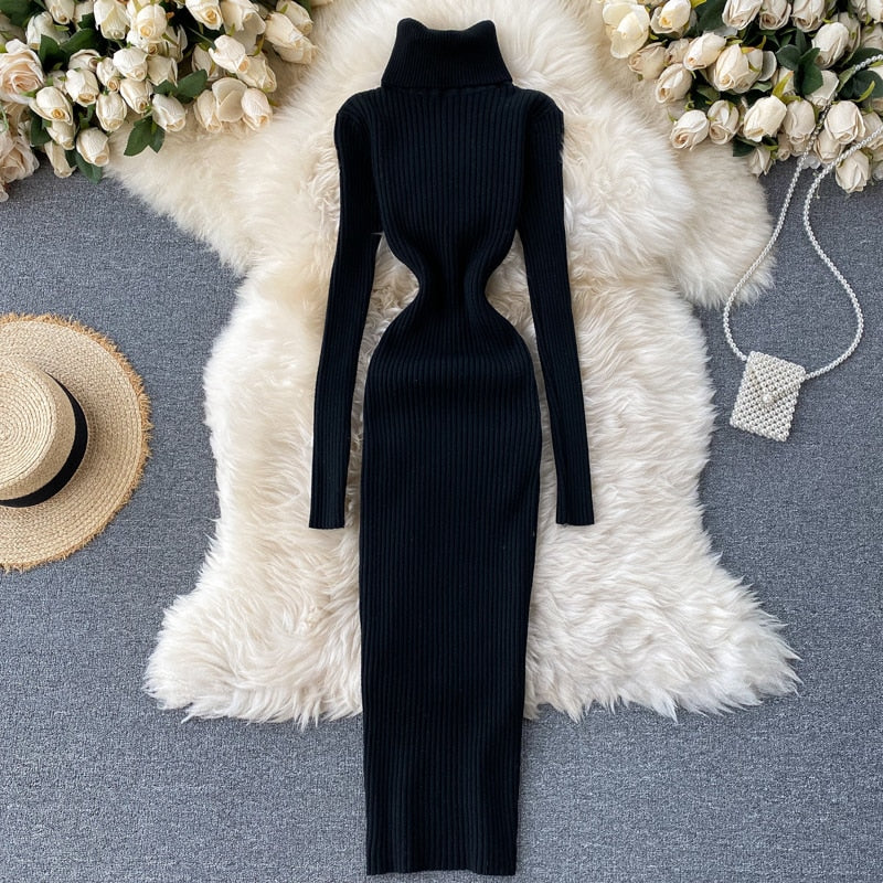 Vestido Midi Camila Tricô