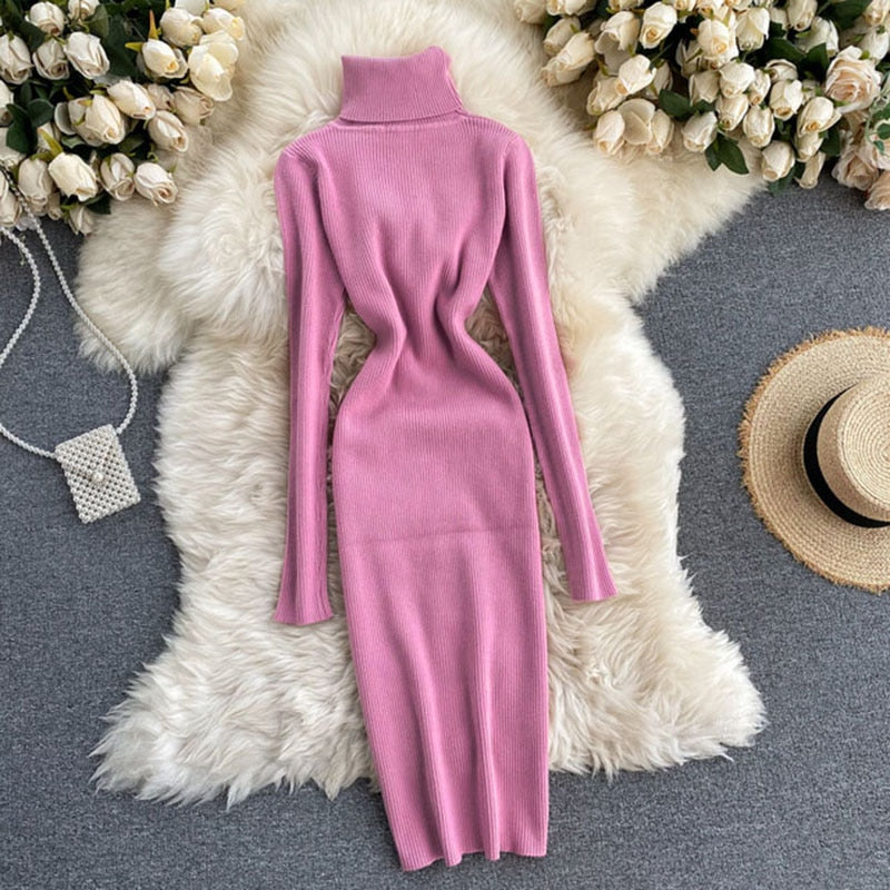 Vestido Midi Camila Tricô