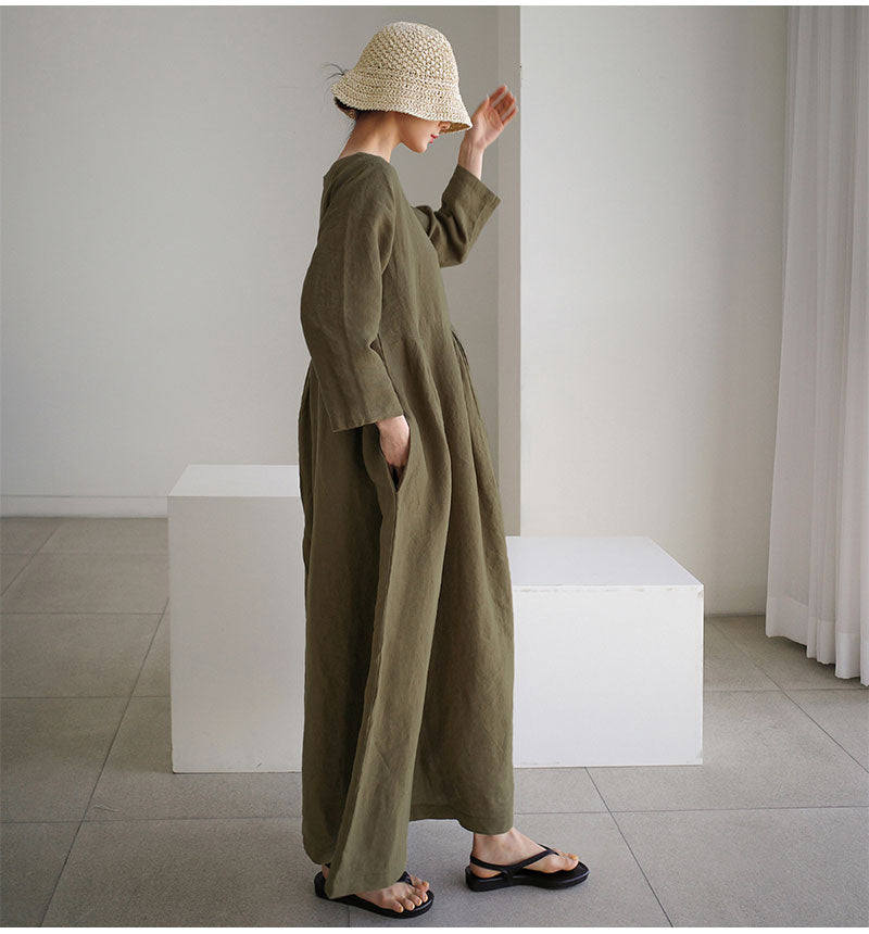 Vestido Longo Linho Verão