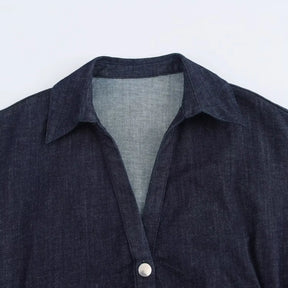 Vestido Longo Aurora Denim