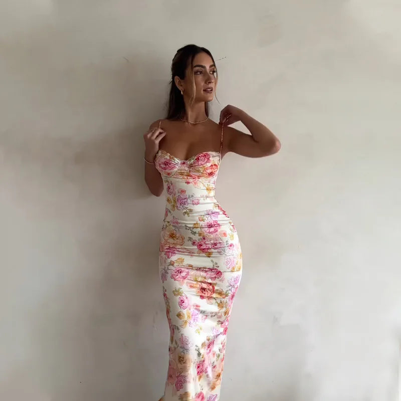 Vestido Longo Floral Clara
