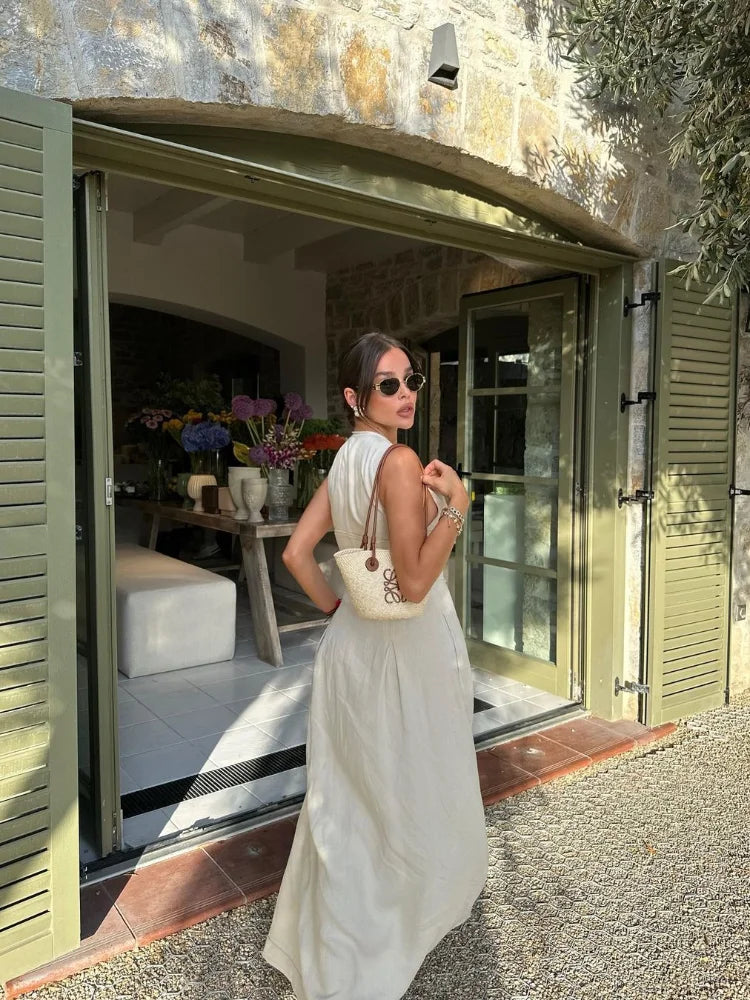 Vestido Longo Estilo Designer