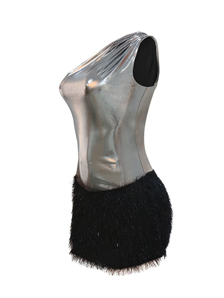 Vestido Mini Assimétrico