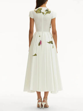 Vestido Longo de Cintura Alta