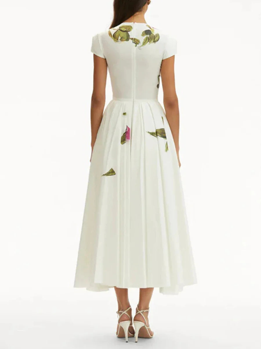 Vestido Longo de Cintura Alta