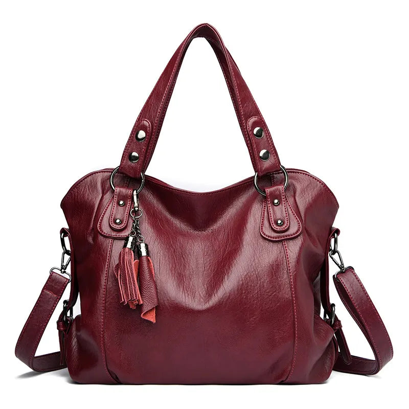 Bolsa Feminina de Couro Genuino - Classic Premium