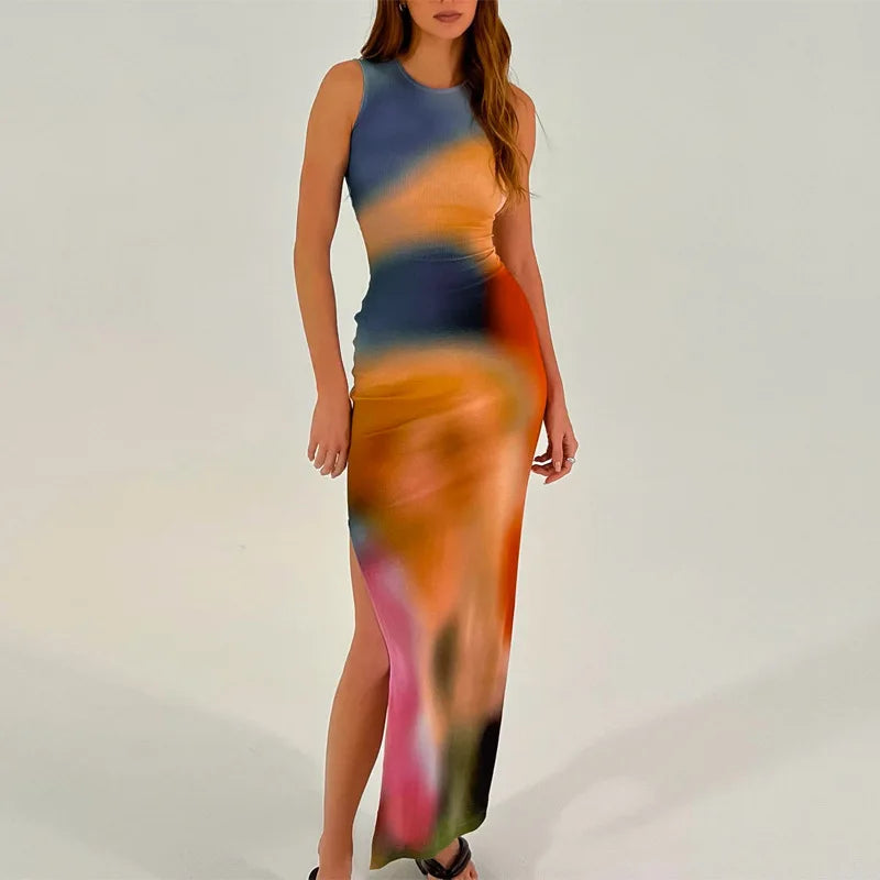 Vestido Longo Tie Dye