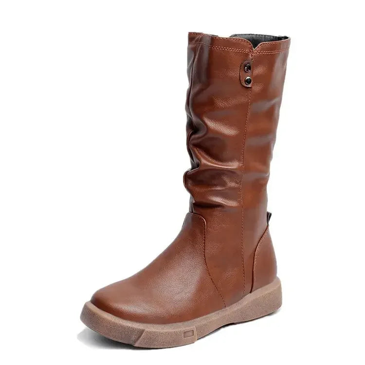 Bota Feminina de Couro Alice