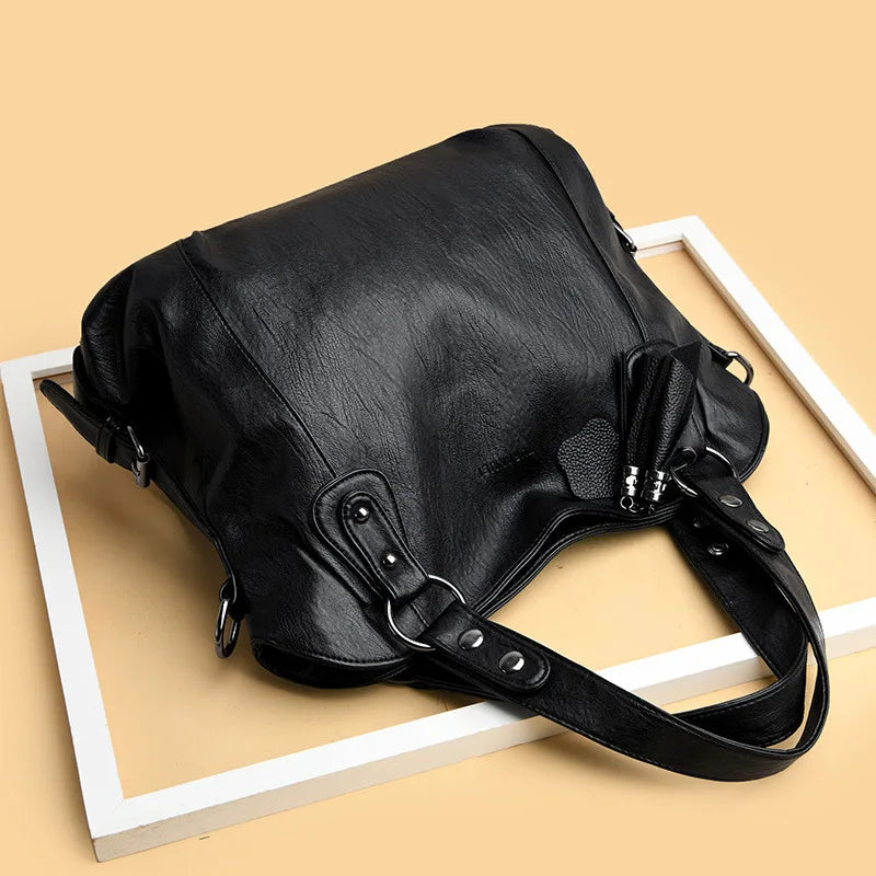 Bolsa Feminina de Couro Genuino - Classic Premium