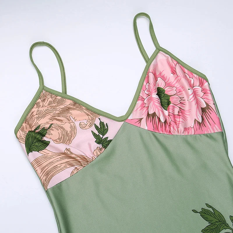 Vestido Longo Estampado Floral