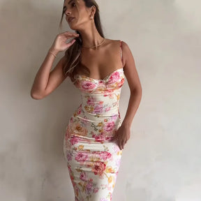 Vestido Longo Floral Clara
