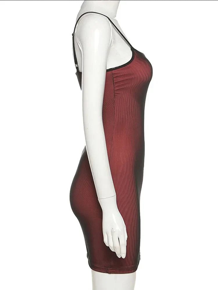 Vestido Curto de Paetês Vermelho
