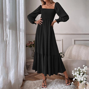 Vestido Longo Alças de Ombro