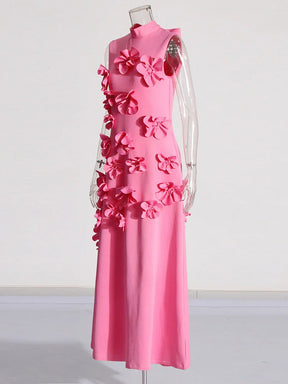 Vestido Longo Elegante com Flores
