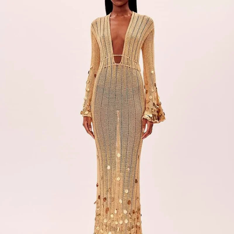 Vestido Longo Dalila Lantejoulas