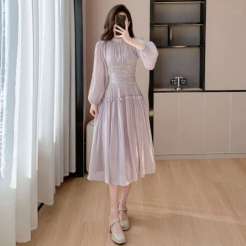 Vestido Midi Puff