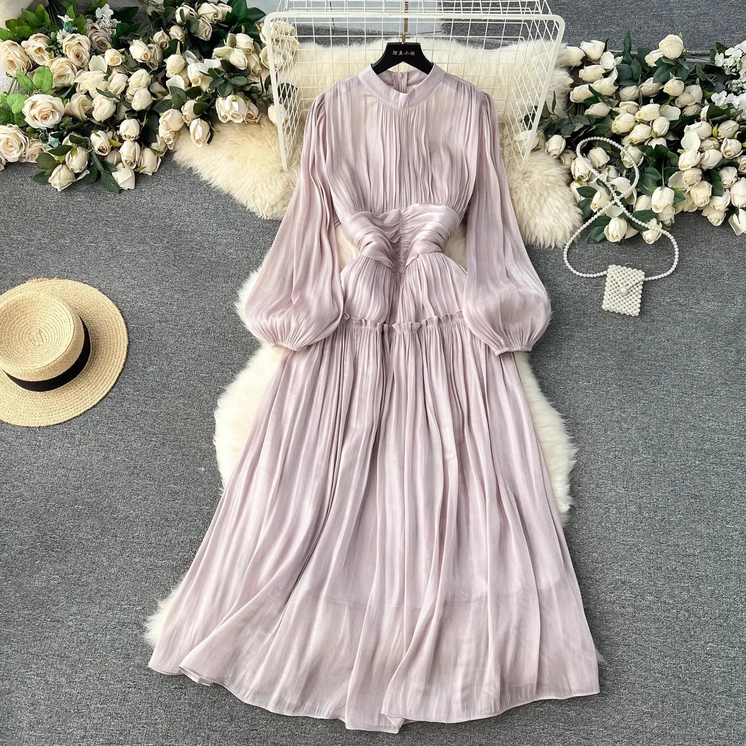 Vestido Midi Puff